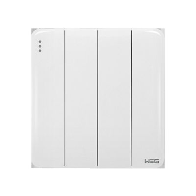 Commutateur de commande de Quatre-position fixée au mur du nid d'abeilles W34Q/2Y 10A double